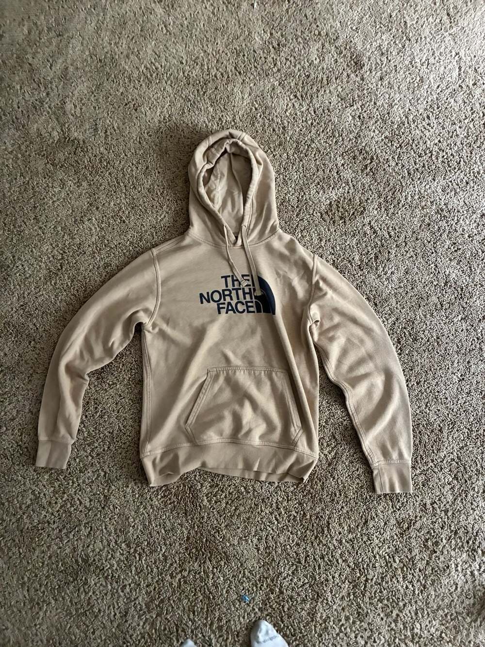 The North Face Men's Half Dome Pullover Hoodie in Tan